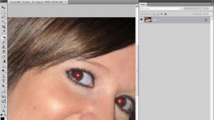 Устранение эффекта красных глаз в Photoshop (21/40)