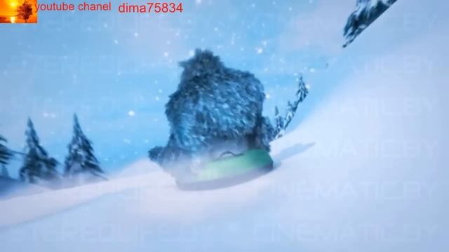 Улетные снежные горки - 5D Кинотеатр Soul Plane snow slides - 5D Cinema