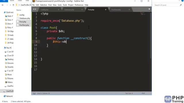 Full stack web developer course | lesson - 21 | (Part-24) | Complete PHP OOP