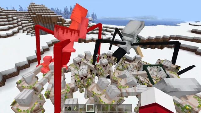 Spider Skibidi Toilet ADDON in Minecraft Pe смотреть онлайн