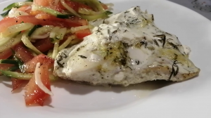 Отличный обед(ужин) за полчаса!!!Рыба в сливочном соусе