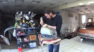 Покраска фар лаком