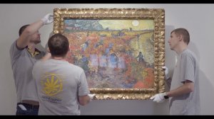 Тизер проекта. Изучение и консервация картины «Красные виноградники в Арле»