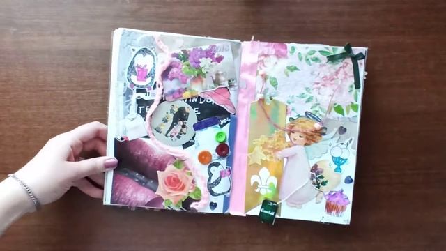 Блокнот, который я сделала своими руками // Развороты // Wreck this journal смотреть онлайн
