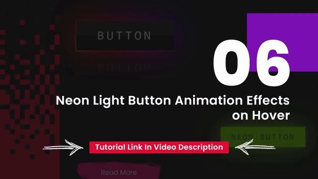 Top 10 CSS Creative Buttons Animation & Hover Effects