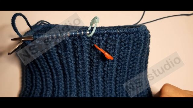 ?НОВИНКА! МК. По вязанию Шапки  с красивым рисунком ( рельефной резинкой) из пряжи [мериноса] 2022г
