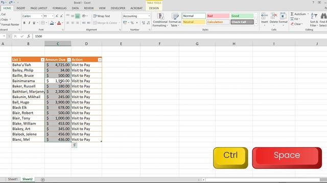 5 Important Excel Shortcuts That You Have To Know - Tutorial #excel  #exceltutorial #learning