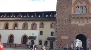 The Castello Sforzesco in Milan, Italy