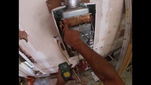 Rinnai V series tankless water heater error code 14 blown thermal fuse