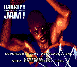 Barkley Shut Up and Jam! | intro sega mega drive (genesis).