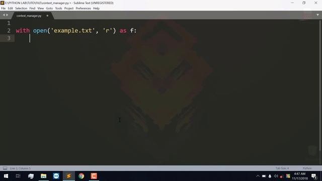 18. Python Bangla Tutorial - Context Manager - File Handling