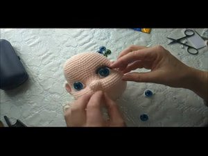 Кукла Анжелика крючком. Мастер класс  Часть 3