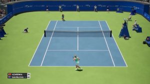 Victoria Azarenka vs Daria Gavrilova - AO International Tennis - PS4 Gameplay
