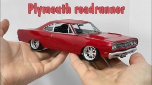 Слепил из ПЛАСТИЛИНА Plymouth roadrunner 69, своими руками за 92 часа работы