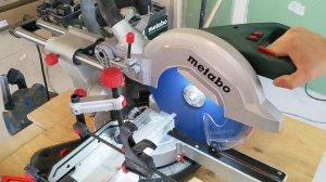 Пилим алюминий с помощью Metabo kgs254m с диском Expert for Multimaterial (254x30x2,4/1,8 мм)