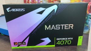 RTX 4070 Aorus Master топ версия 4070 с испарительной камерой, power limit до 168%