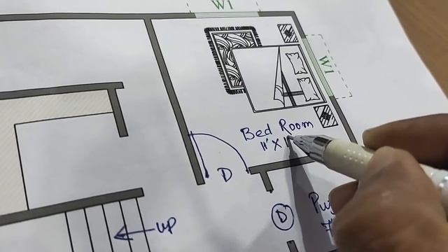 22 x 30 small house design II 22 by 30 house plan with puja room II ghar ka naksha смотреть онлайн