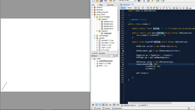 Dibujar líneas y formas con iText pdf y Java Netbeans смотреть онлайн