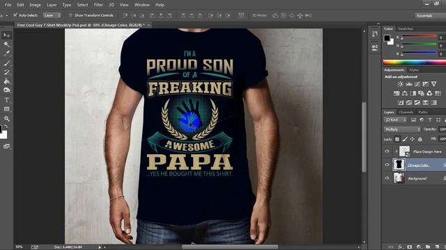 Free t-shirt Mockup Photoshop Tutorial | t-shirt mockup template free download смотреть онлайн
