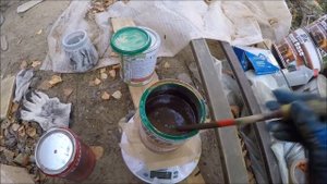 Получение шоколадного цвета из зеленого и красного