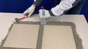 КРАШ-ТЕСТ плиточного клея ЕК 4000 TITAN