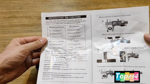 Распаковка штангенциркули и модульный ночник