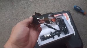 замена лампы головного света на YAMAHA GEAR. Н4 линза