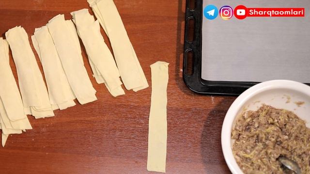 Turklar bilmaydigan TURKCHA SOMSA ? ТУРЕЦКАЯ САМСА/ Og'izda Eriydigan SOMSA