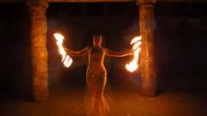 Восточный Танец с огнём / bellydance show with fire