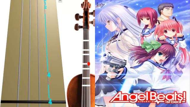 Angel Beats Op - My Soul, Your Beats en Violín|How to Play,Tutorial,Tab,sheet music,Como Tocar|Manu смотреть онлайн