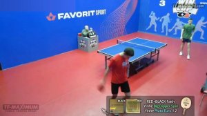 Тактическая игра СРЕДНИМИ ШИПАМИ Yinhe PLUTO EURO 1.2 mm, основа Red+Black FAITH, FH Big Dipper Spi