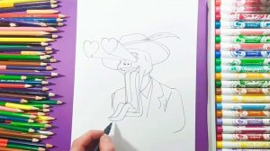 How to draw The Mask (Jim Carrey) / Как нарисовать маску?