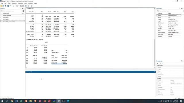 Введение в Stata
