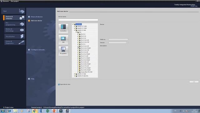 Программирование ПЛК Siemens 1 урок
