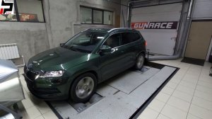 4K Skoda Karoq: чип тюнинг и настройка на стенде