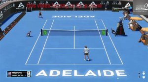 Amanda Anisimova    vs Liudmila Samsonova   🏆 ⚽ Adeliade open   (10/01/2023) 🎮 gameplay on AO