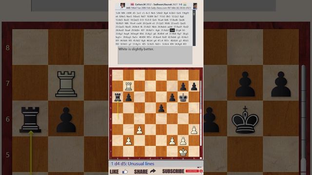 Titled Tue 28th Feb Early - Round 6 || Magnus Carlsen vs Raunak Sadhwani