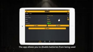 DeWalt Tool Connect App with Bluetooth Batteries