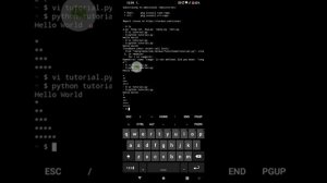 Python Running Succesfully on Android using Termux