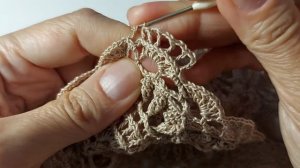 РЕЛЬЕФНАЯ САЛФЕТКА КРЮЧКОМ  25-28 РЯД