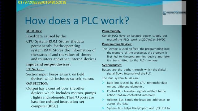 What is PLC and How does a PLC work full details in Bangla