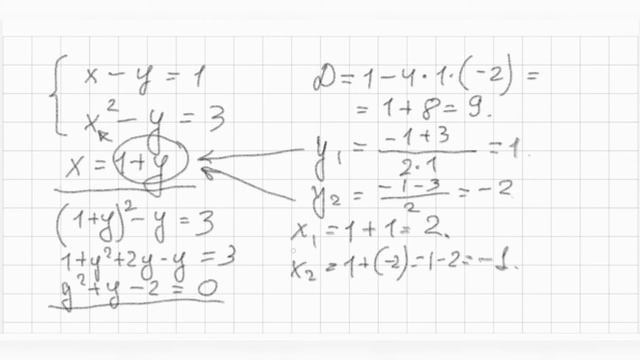 Системы с нелинейными уравнениями смотреть онлайн