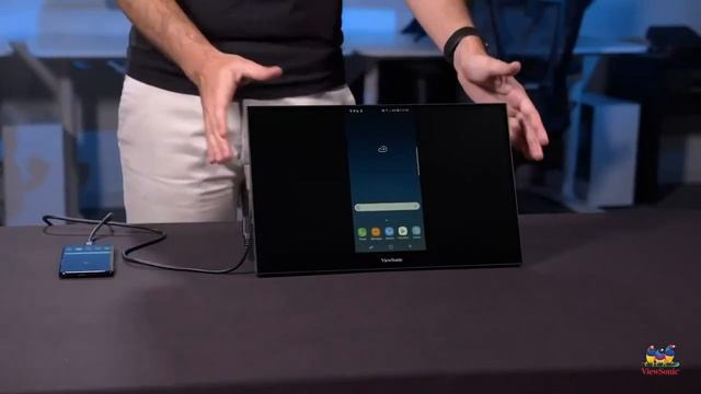 ViewSonic 15.6 Inch 1080p Portable Monitor with 2 Way Powered 60W USB C, IPS, Eye Care, Dual Speake смотреть онлайн