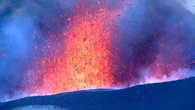 Действующий вулкан
