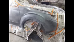 Subaru Forester покраска по юбку