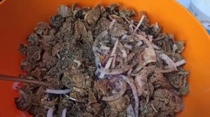 Шашлык из улитки. Маринуем мясо