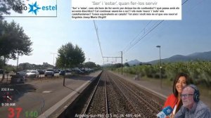 Поезд из Сальсеса в Портбоу (Северная Каталония) | Каталанский язык - Ж. М. Виргили Ортига