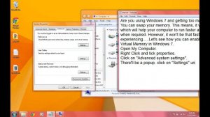 How To Enable Virtual Memory in Windows 7 and boost your computer