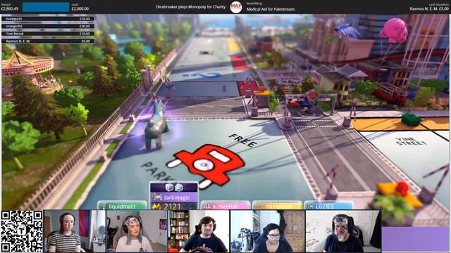 Charity Monopoly Marathon! Raising money for MAP - Medical Aid for Palestinians смотреть онлайн