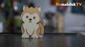 44. Мимишный щенок. Выпиливаем из фанеры на станке PlayMat